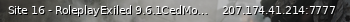 Маленький баннер сервера: Site 16 - RoleplayExiled 9.6.1CedModVerification22010