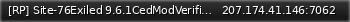 Маленький баннер сервера: [RP] Site-76Exiled 9.6.1CedModVerification27098