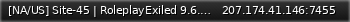 Маленький баннер сервера: [NA/US] Site-45 | RoleplayExiled 9.6.1CedModVerification27062
