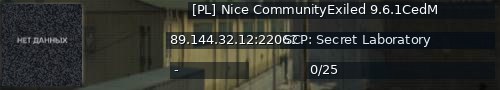 Большой баннер сервера: [PL] Nice CommunityExiled 9.6.1CedM