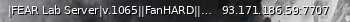 Маленький баннер сервера: |FEAR Lab Server|v.1065||FanHARD||3-30 LVL||RUS[Current state: TRADER, Time left: 56s]||