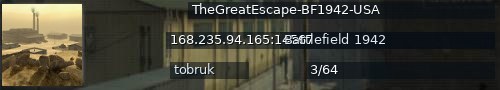 Большой баннер сервера: TheGreatEscape-BF1942-USA