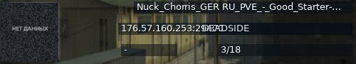 Большой баннер сервера: Nuck_Chorris_GER RU_PVE_-_Good_Starter-Kit_-_MAXX_MAXX_MAXX