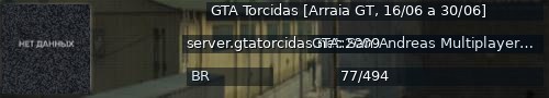 Большой баннер сервера: GTA Torcidas [Arraia GT, 16/06 a 30/06]