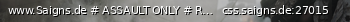 Маленький баннер сервера: www.Saigns.de # ASSAULT ONLY # Ranking, LowPing
