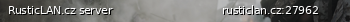 Маленький баннер сервера: RusticLAN.cz server