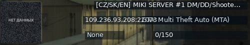 Большой баннер сервера: [CZ/SK/EN] MIKI SERVER #1 DM/DD/Shooter/OsDM/7Towers | MSHost.cz