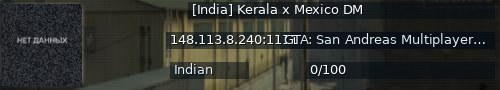 Большой баннер сервера: [India] Kerala x Mexico DM