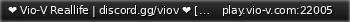 Маленький баннер сервера: ❤️ Vio-V Reallife | discord.gg/viov ❤️ [DE][GERMAN][VOICE] [1.1]
