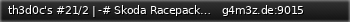 Маленький баннер сервера: th3d0c's #21/2 | -# Skoda Racepack by TMM #- @ Mount Akina 2022 (Japan) => Race + Drift | m4tt.de/skodas_ma