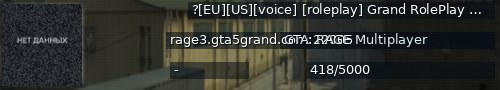Большой баннер сервера: ?[EU][US][voice] [roleplay] Grand RolePlay | Server 3 | discord.gg/gta5grandcom [1.1]