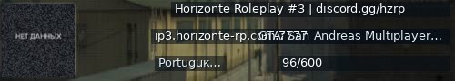 Большой баннер сервера: Horizonte Roleplay #3 | discord.gg/hzrp