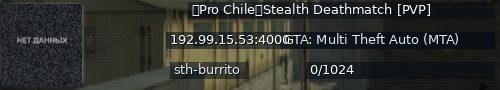 Большой баннер сервера: 【Pro Chile】Stealth Deathmatch [PVP]