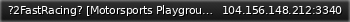 Маленький баннер сервера: ?2FastRacing? [Motorsports Playground] [Drift | Race | Offroad] Discord: discord.2fast.racing [Hosted By: BeamHost.Net]