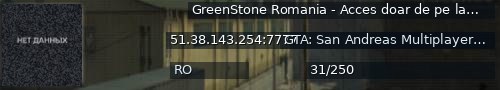 Большой баннер сервера: GreenStone Romania - Acces doar de pe launcher!