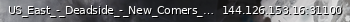 Маленький баннер сервера: US_East_-_Deadside_-_New_Comers_welcome_-_PVE_Only