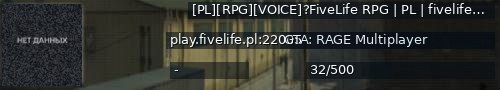 Большой баннер сервера: [PL][RPG][VOICE]?FiveLife RPG | PL | fivelife.pl [1.1]
