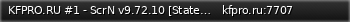 Маленький баннер сервера: KFPRO.RU #1 - ScrN v9.72.10 [State: LOBBY]