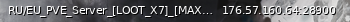 Маленький баннер сервера: RU/EU_PVE_Server_[LOOT_X7]_[MAX_MISSION]_[NO_WIPE]