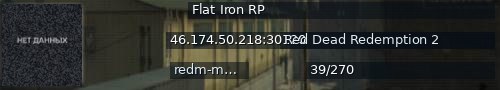 Большой баннер сервера: Flat Iron RP
