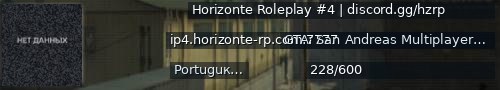 Большой баннер сервера: Horizonte Roleplay #4 | discord.gg/hzrp