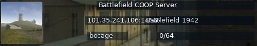 Большой баннер сервера: Battlefield COOP Server