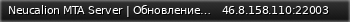 Маленький баннер сервера: Neucalion MTA Server | Обновление 4.6