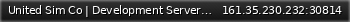 Маленький баннер сервера: United Sim Co | Development Server | US West