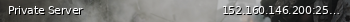 Маленький баннер сервера: Private Server