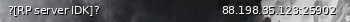 Маленький баннер сервера: ?[RP server IDK]?