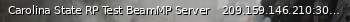 Маленький баннер сервера: Carolina State RP Test BeamMP Server