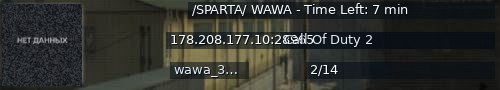 Большой баннер сервера: /SPARTA/ WAWA - Time Left: 7 min