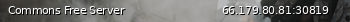 Маленький баннер сервера: Commons Free Server