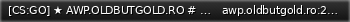 Маленький баннер сервера: [CS:GO] ★ AWP.OLDBUTGOLD.RO # REBORN | ★ 128 TICK