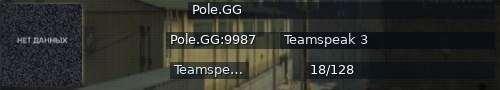 Большой баннер сервера: Pole.GG