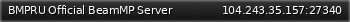 Маленький баннер сервера: BMPRU Official BeamMP Server