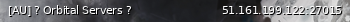 Маленький баннер сервера: [AU] ? Orbital Servers ?