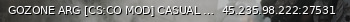 Маленький баннер сервера: GOZONE ARG [CS:CO MOD] CASUAL discord.gg/6TJdC9bQsk