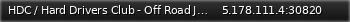 Маленький баннер сервера: HDC / Hard Drivers Club - Off Road Jungle Rock