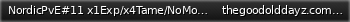 Маленький баннер сервера: NordicPvE#11 x1Exp/x4Tame/NoMods/NoWipes/Since2015 - (v358.24)