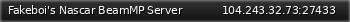 Маленький баннер сервера: Fakeboi's Nascar BeamMP Server