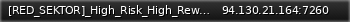 Маленький баннер сервера: [RED_SEKTOR]_High_Risk_High_Reward_[PVP/SCHEDULED_RAID]_discord.gg/sektor