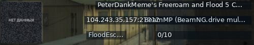 Большой баннер сервера: PeterDankMeme's Freeroam and Flood 5 Car Limit add AI Traffic