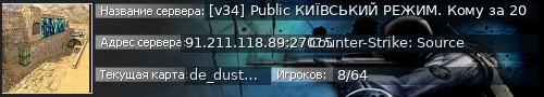 Большой баннер сервера: [v34] Public КИЇВСЬКИЙ РЕЖИМ. Кому за 20
