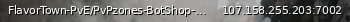 Маленький баннер сервера: FlavorTown-PvE/PvPzones-BotShop-WelcomePack-Events