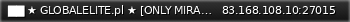 Маленький баннер сервера: ██ ★ GLOBALELITE.pl ★ [ONLY MIRAGE] ⚫
