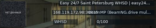 Большой баннер сервера: Easy 24/7  Saint Petersburg WHSD | easy247.net