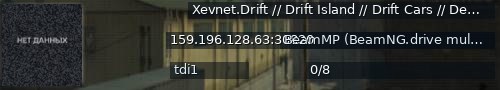 Большой баннер сервера: Xevnet.Drift // Drift Island // Drift Cars // Dedicated Drift Server // Discord: https://xevnet.au