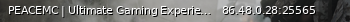 Маленький баннер сервера: PEACEMC | Ultimate Gaming Experience [1.21+]  ⛏ SURVIVAL | ? LIFESTEAL | ? ANARCHY