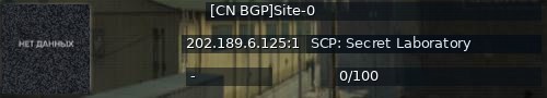 Большой баннер сервера: [CN BGP]Site-0